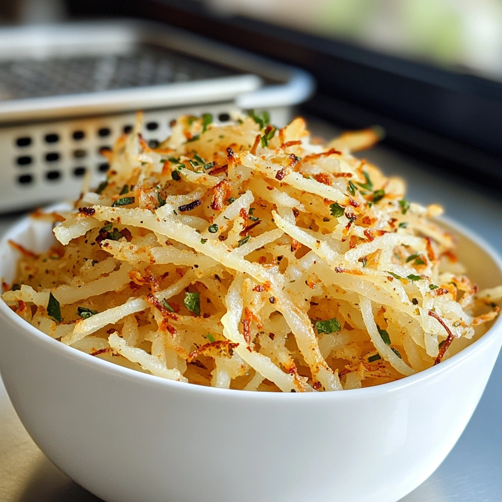 seasoned shredded hash browns for air fryer